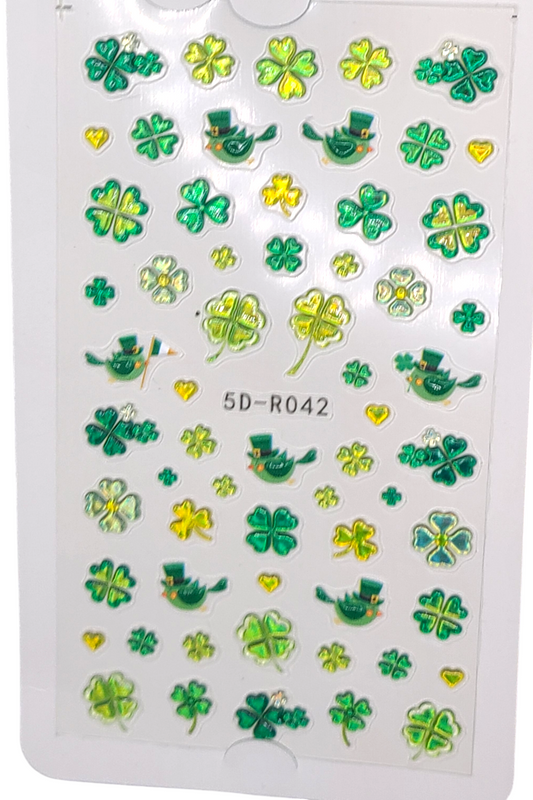 St Patrick's Day nail art stickers